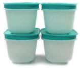 TUPPERWARE Frischhaltedose Gefrier Beh&auml;lter 170 ml wei&szlig; minze (4)