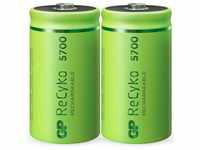 GP Batteries D Mono Akku GP NiMH 5700 mAh ReCyko 1,2V 2 Stück Akku 5700 mAh...