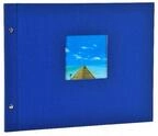 Goldbuch Fotoalbum Schraubalbum Bella Vista Blau 26 895 30x25cm