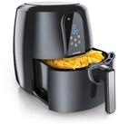 Arendo Hei&szlig;luftfritteuse XXL Airfryer 5,2 Liter, bis 200 Grad, 3D Umluftsystem,