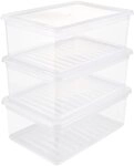 keeeper Aufbewahrungsbox bea, clearbox mit Air Control-System (Set, 3 St), 3 x 11 l,