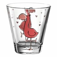 LEONARDO Kinderbecher Leonardo Kindergl&auml;ser Bambini Flamingo