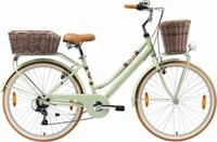 Bikestar Cityrad, 7 Gang Shimano RD-TY21 Schaltwerk, Kettenschaltung, f&uuml;r Damen,