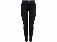 ONLY Skinny-fit-Jeans ONLWAUW MID SK BJ1097, schwarz