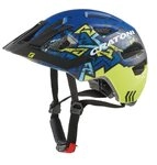 Cratoni Fahrradhelm Maxster PRO #22 matt wildblau/gelb