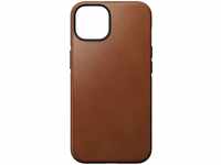 Nomad Handyhülle Modern Leather Case iPhone 14, Polycarbonat und hochwertigem