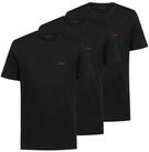HUGO Unterziehshirt Crew-Neck T-Shirt (3-St., 3 St&uuml;ck) mit Logo-Print