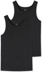 uncover by SCHIESSER Unterhemd Uncover Cotton (2er Pack) Rundhals, elastisch,