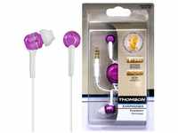Thomson In-Ear Kopfhörer Ohrhörer 3,5mm Klinke Pink Headset (ergonomische...