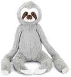 Beeztees Tierkuscheltier Hundespielzeug Pl&uuml;sch Faultier Mees XL grau