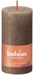 Bolsius Stumpenkerze Bolsius Rustik Stumpenkerze wildleder braun, H&ouml;he: