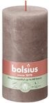 Bolsius Stumpenkerze Bolsius Stumpenkerze Rustik Shine Rustikales Taupe