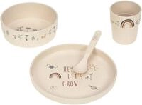 L&Auml;SSIG Kindergeschirr-Set Garden Explorer (4-tlg), 1 Personen, Polypropylen