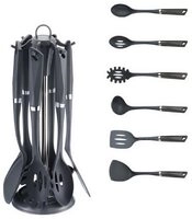 Michelino Kochl&ouml;ffelhalter 7-tlg. K&uuml;chenhelfer-Set + St&auml;nder Kochbesteck