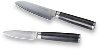 ECHTWERK Messer-Set (Set, 2-tlg), Damazener, (Santokumesser / Sch&auml;lmesser inkl.