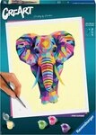 Ravensburger Malen nach Zahlen CreArt, Funky Elephant, Made in Europe
