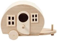 creativ company Bastelnaturmaterial Campingwagen aus Kaiserbaum