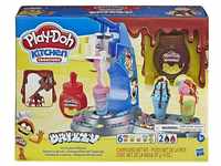 Hasbro Knete E66885L2 Play-Doh Drizzy Eismaschine mit Toppings