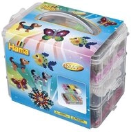 Hama B&uuml;gelperlen Hama gr. Aufbewahrungsbox, mit 12.000 Midi-B&uuml;gelperlen, 3