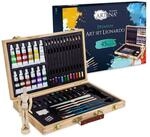 Artina Malpalette 45tlg Malset Leonardo Malkoffer Set, 45tlg., Zeichen Set Malset in