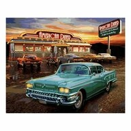 Schipper Malen nach Zahlen American Diner 40 x 50 cm