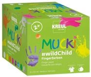 Kreul Fingerfarbe Kreul Mucki Fingerfarben Set 8 x 150 ml Farbmix