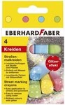 Eberhard Faber Malkreide Eberhard Faber 526504 Glitzer-Stra&szlig;enmalkreide 4er