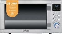 Severin Mikrowelle MW 7774, Grill, Mikrowelle, Hei&szlig;luft, 25 l, mit Grill- und