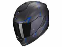 Scorpion Exo Motorradhelm Exo-1400 Evo Carbon Air Kendal schwarz-blau matt