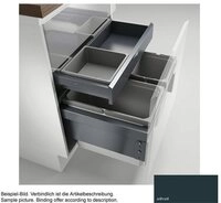 Naber M&uuml;lleimer Cox&reg; Base 360 S/600-3 mit Base-Board, Abfallsammler f&uuml;r