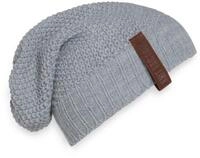 Knit Factory Strickm&uuml;tze Coco M&uuml;tzen One Size Glatt Grau (1-St) M&uuml;tze Strickm&uuml;tze