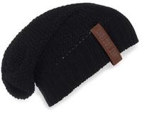 Knit Factory Strickm&uuml;tze Coco M&uuml;tzen One Size Glatt Schwarz (1-St) M&uuml;tze