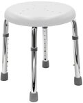 Ridder Dusch- und Badhocker HANDICAP Badstuhl, Durch. 45cm, Wei&szlig;, Ridder-A170101