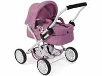Bayer-Chic Cuddly Doll's Pram Smarty jeans pink