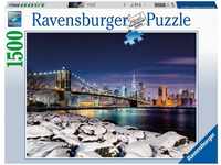 Ravensburger Puzzle Winter in New York, 1500 Puzzleteile, Made in Germany,...