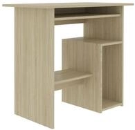 vidaXL Schreibtisch, B&uuml;rotisch Computertisch Sonoma-Eiche 80x45x74 cm Holzwerkstoff