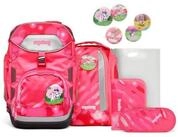 ergobag Schulrucksack Pack (6tlg., inkl. Sportrucksack, Schlamperrolle,