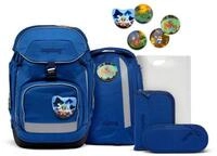 ergobag Schulrucksack Pack (6tlg., inkl. Sportrucksack, Schlamperrolle,