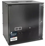 HMF Serverschrank Netzwerkschrank, Serverschrank 19 Zoll, 12 HE, 400 mm Tiefe,