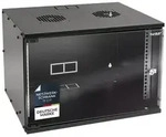 HMF Serverschrank Netzwerkschrank, Serverschrank 19 Zoll, 7 HE, 275 mm...