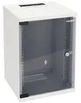 HMF Serverschrank Netzwerkschrank, Serverschrank, 9 HE, 300 mm Tiefe, Voll...