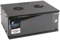 HMF Serverschrank Netzwerkschrank, Serverschrank 19 Zoll, 4 HE, 400 mm Tiefe,