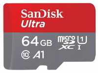 Sandisk Ultra microSDXC 64GB + SD Adapter 140MB/s A1 Class 10 UHS-I...