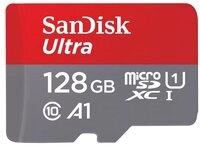 Sandisk Sandisk Ultra microSDXC 128GB 140MB/s&nbsp;A1 Class 10 UHS-I + SD Adapter...