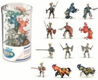 papo Spielfigur 33016 - Mini Ritter (Kunststoffbeh&auml;lter, 12 St&uuml;ck) -...