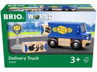 BRIO® Spielzeug-LKW BRIO® WORLD, Zustell-Fahrzeug, FSC®- schützt Wald -...