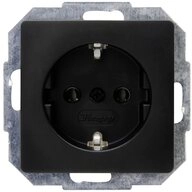 Kopp Steckdosen Hygrostat Kopp Einsatz Steckdose Paris Schwarz (matt) 923550080...