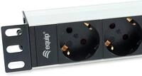 Equip Equip 4-Fach Deutsche Steckdosenleiste, 10" Aluminium-Schale...