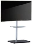 VCM TV-St&auml;nder TV Standfu&szlig; Fernseh Alu Holz Fu&szlig; St&auml;nder Nalano