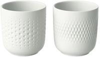 Villeroy & Boch Becher Manufacture Collier blanc Becher Set 2tlg., Premium Porcelain